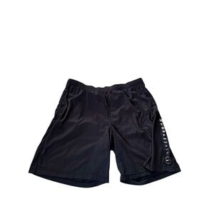 VTG Y2K Nike Livestrong Shorts Mens XL Black Dri-Fit Pockets Lance Armstrong